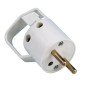 FICHE MALE ANNEAU 16AMP BLANC     VRAC HBF - 199445