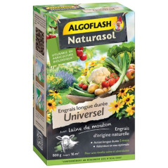 ALGOFLASH NATURASOL ENGRAIS UNIV.LONGUE DUREE 800G / NC ALGOFLASH NATURASOL - AUNIBIO8