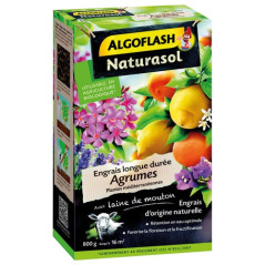 ALGOFLASH NATURASOL ENGRAIS AGRUMES PLANTES MED.800G /NC ALGOFLASH NATURASOL - AGRUBIO800