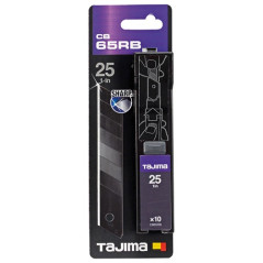 TAJIMA LAMES DE RECHARGE RAZAR BLACK25MM X10 TAJIMA - CB65RB