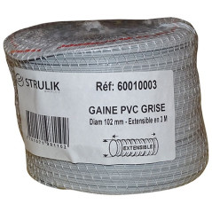 STRULIK GAINE SOUPLE PVC FILET D.100MM 3ML STRULIK - 60010003