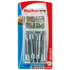 FISCHER CHEVILLE CORPS CREUX HM 8X55 S BL/4 FISCHER - 546125