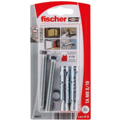 FISCHER CHEVILLE LOURDE TA M 8 S BLISTER/2 FISCHER - 90923