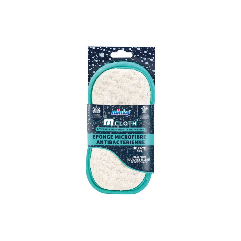 EPONGE MICROFIBRE ANTIBACTERIENNE MINKY  - TT78790101