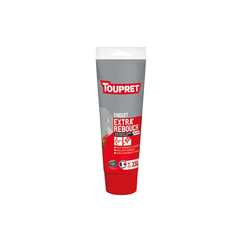 ENDUIT REBOUCHAGE INT. TUBE BLANC 330G TOUPRET - BCRPTUB