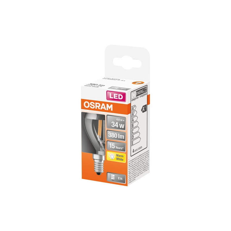 OSRAM LED SPH CLAIR FIL.CAL.ARGENT.4W E14 CH OSRAM - 4058075447134