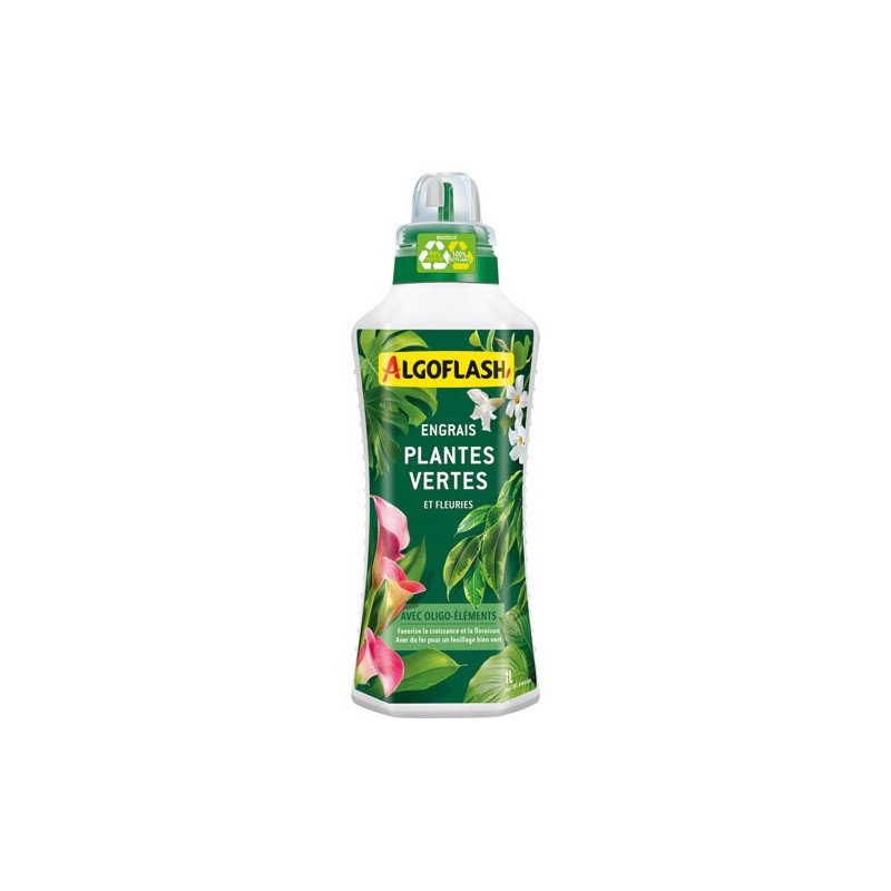 ENGRAIS PLANTES VERTES ET FLEUR.1L/NC ALGOFLASH. - AINTLI1000