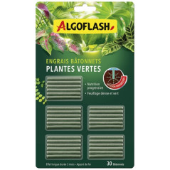 ALGOFLASH. ENGRAIS PLANTES VERTES BATON.X 30 /NC ALGOFLASH. - ABAPAV30