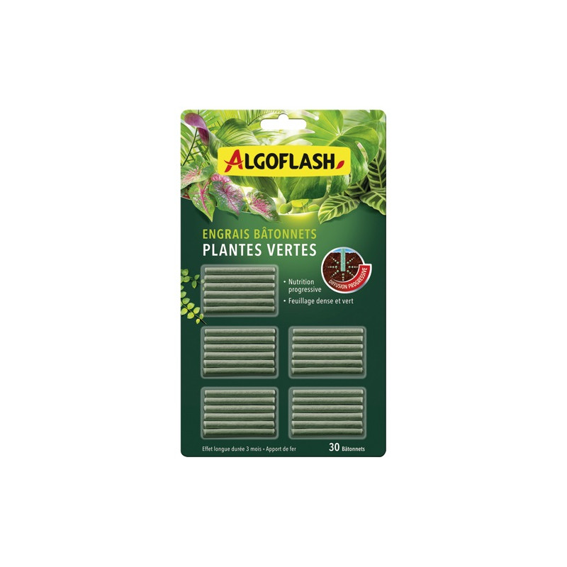 ALGOFLASH. ENGRAIS PLANTES VERTES BATON.X 30 /NC ALGOFLASH. - ABAPAV30