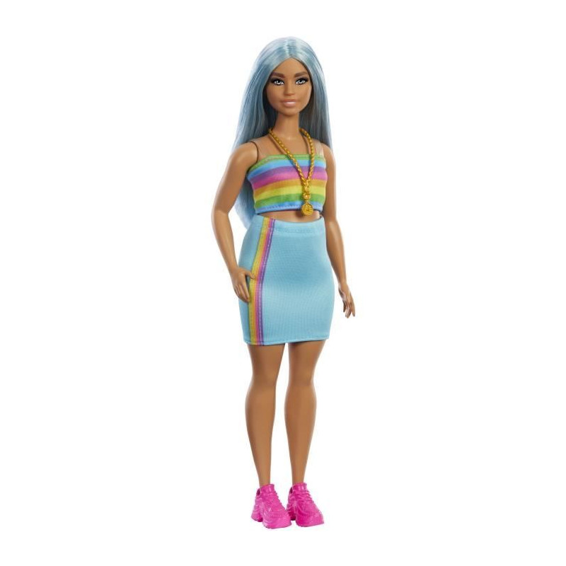 FASHIONISTA TENUE ARC-EN-CIEL - BARBIE - HRH16 - POUPEE MANNEQUIN BARBIE