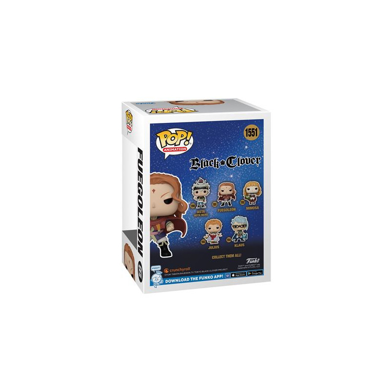 Figurine Funko Pop Animation Black Clover Fuegoleon