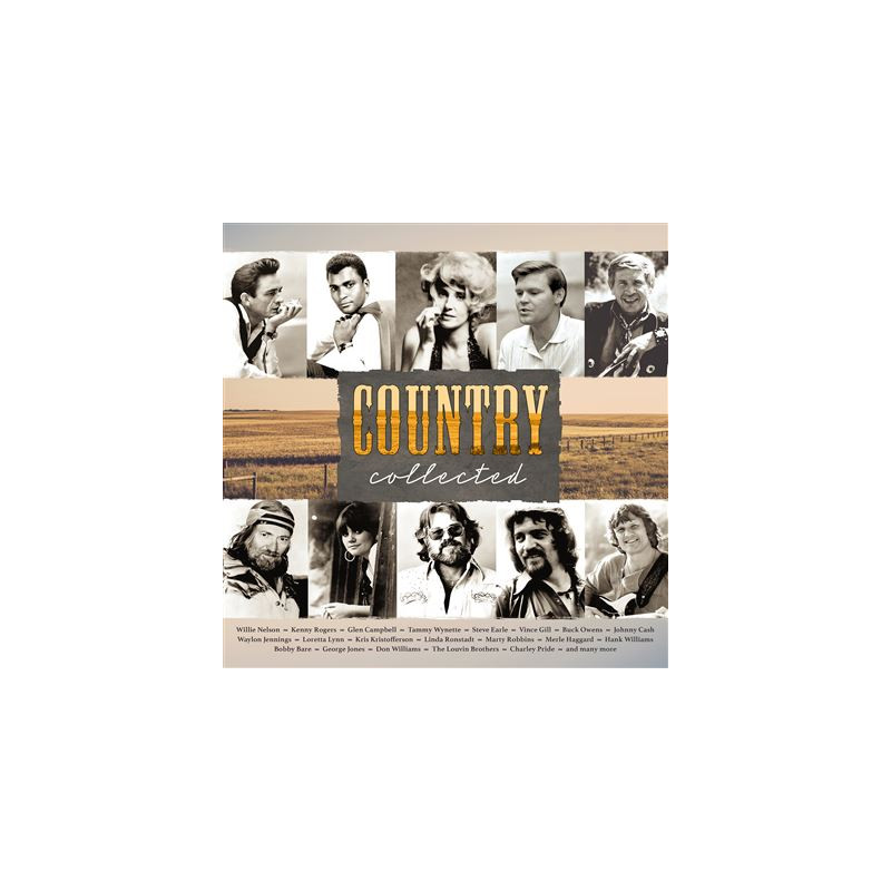 Country Collected Vinyle Transparent