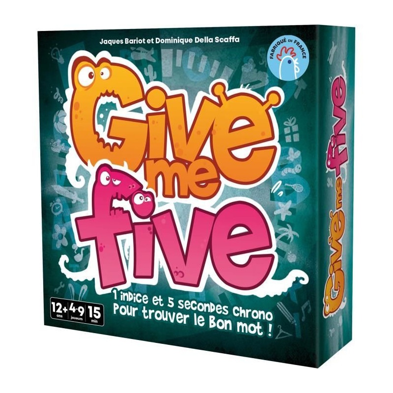 Give me five - Asmodee - Jeux de communication en équipe - Des 12 ans