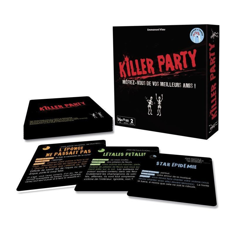 Killer Party - Asmodee - Jeu d'ambiance - Des 14 ans