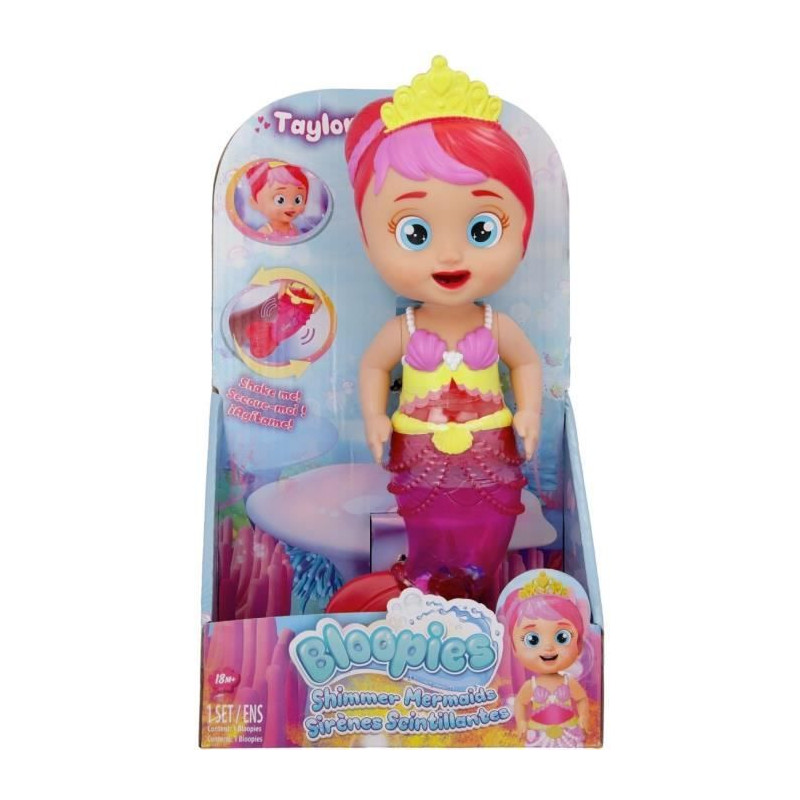 Jouet de bain - IMC Toys - 917323 - Bloopies - Shimmer Mermaids Taylor