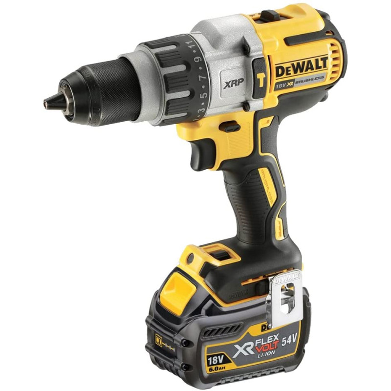 Perceuse visseuse 18V + 2 batteries 6Ah + chargeur + coffret Tstak DEWALT DCD996T2