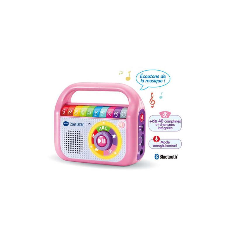 Jouet musical d éveil Vtech Baby Music Kid Rose