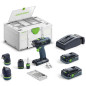 Perceuse visseuse 18V T 18+3 HPC 4,0 I Set + 2 batteries 4Ah + chargeur + Systainer SYS3 FESTOOL 577609