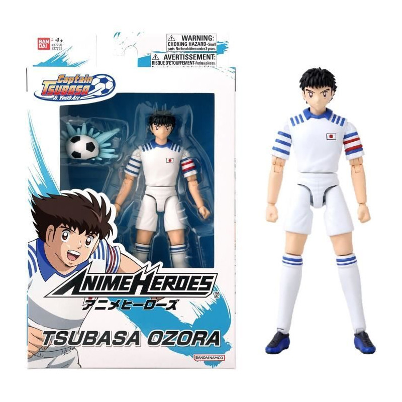 BANDAI - Anime Heroes - Captain Tsubasa - Figurine Anime Heroes 17 cm - Tsubasa Ozora - 37791