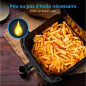 Friteuse a air chaud sans huile - MD 11780 - Température jusqu'a 230 °C - 10 programmes - 5 L - 1500 Watt