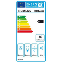 Siemens HOTTE MURALE SIEMENS LC81KAN60