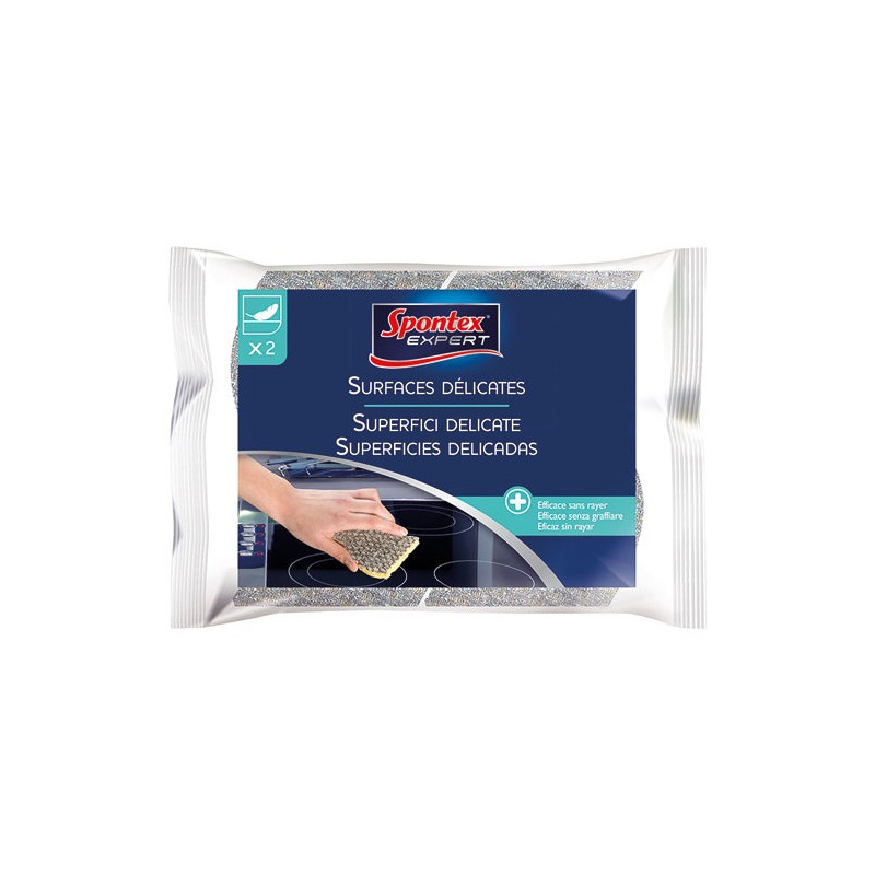 SPONTEX EXPERT EPONGES SURFACES DELICATES X2 SPONTEX EXPERT - 19600544