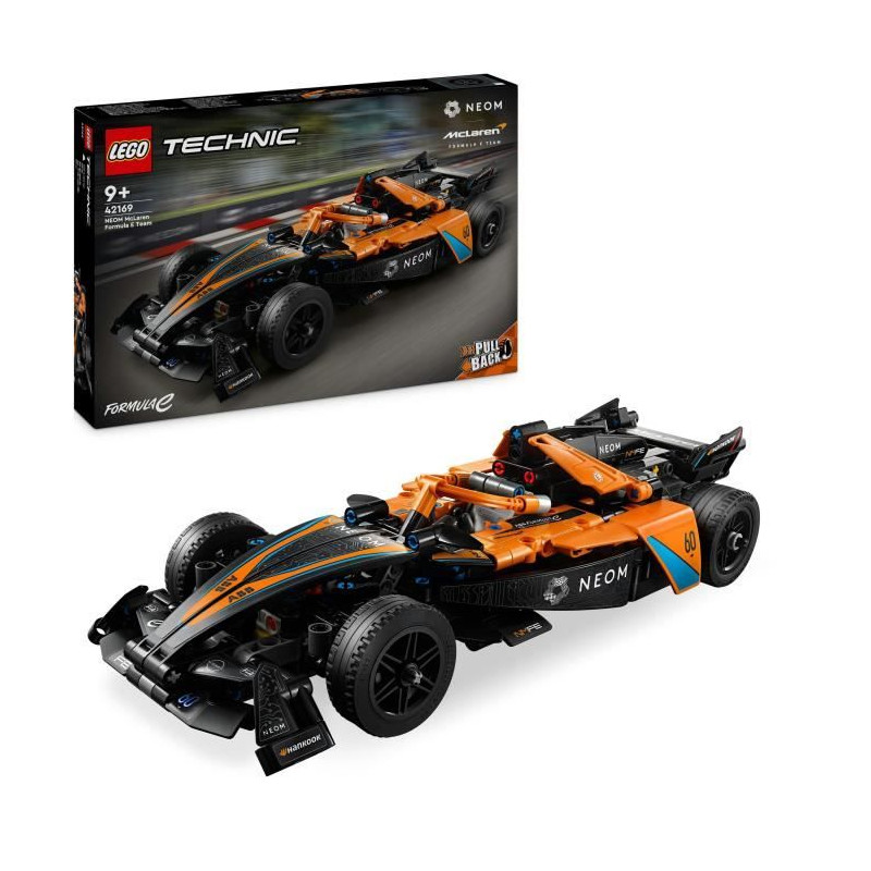 LEGO Technic 42169 NEOM McLaren Formula E Race Car, Jouet de Voiture, Cadeau Jeu Créatif