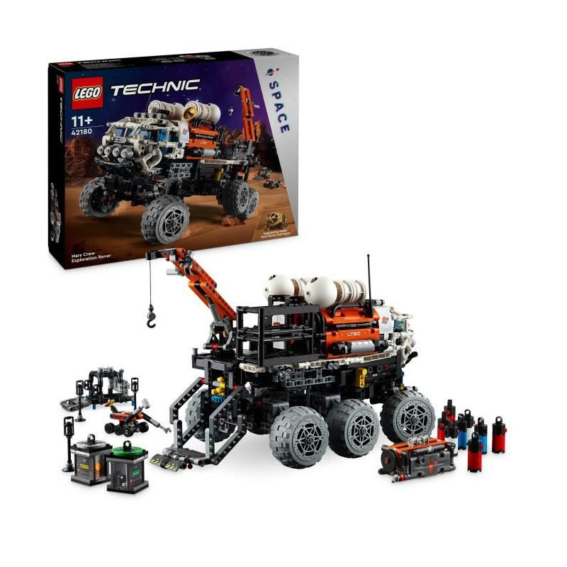 LEGO Technic 42180 Rover d'Exploration Habité sur Mars, Jouet sur le Theme de l'Espace