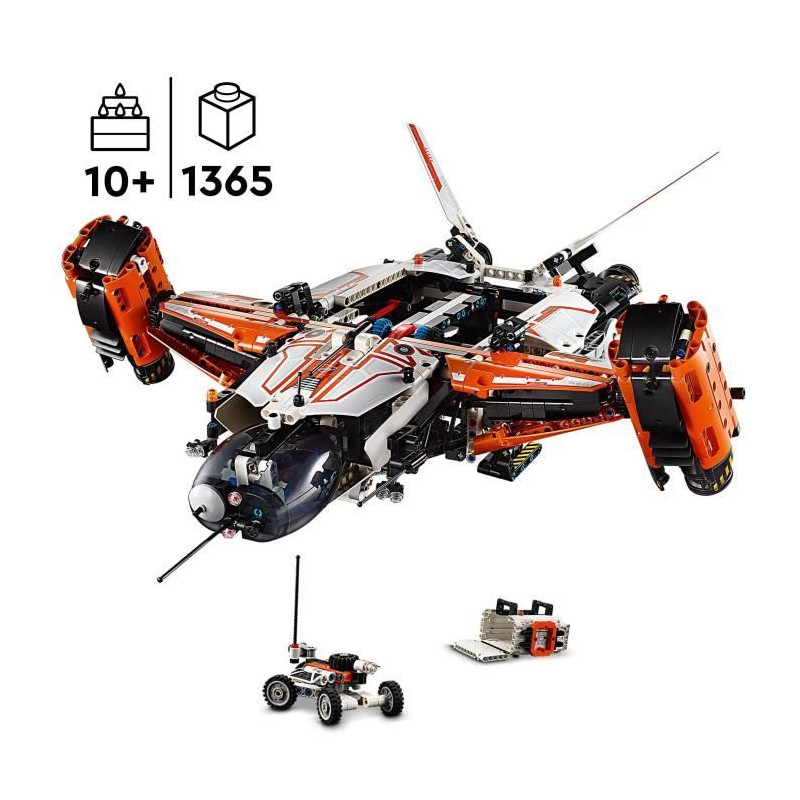 LEGO Technic 42181 Le Vaisseau Spatial Cargo VTOL LT81, Jouet de Construction de l'Espace