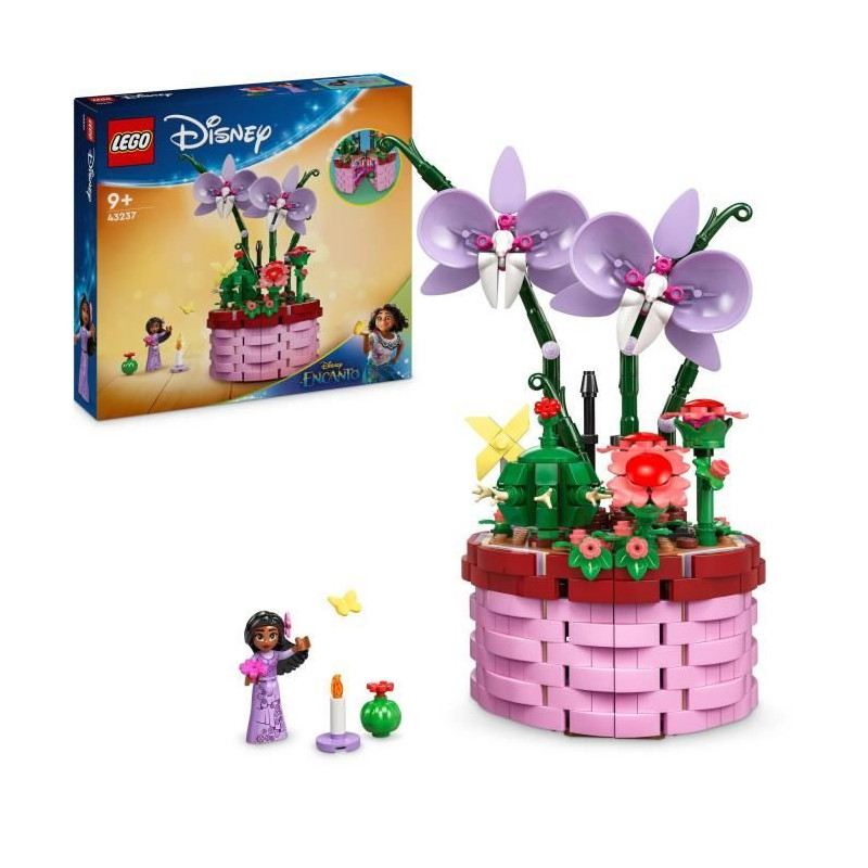 LEGO | Disney Encanto 43237 Le Pot de Fleurs d'Isabela, Mini-Poupée Personnage du Film