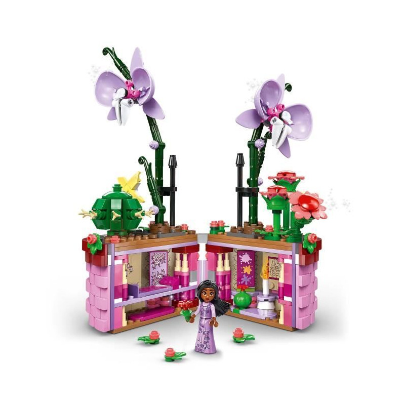 LEGO | Disney Encanto 43237 Le Pot de Fleurs d'Isabela, Mini-Poupée Personnage du Film