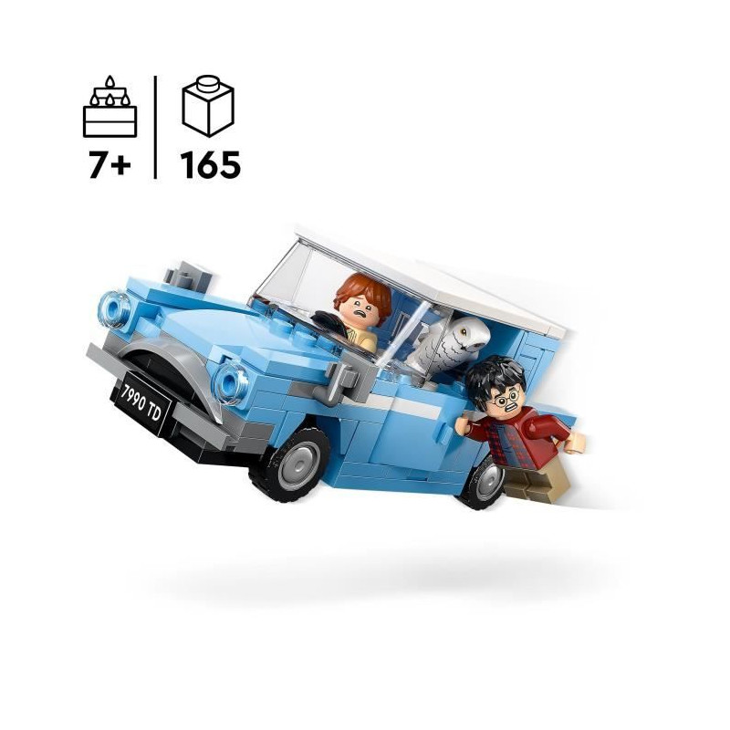 LEGO Harry Potter 76424 La Ford Anglia Volante, Jouet pour Enfants, Voiture a Construire