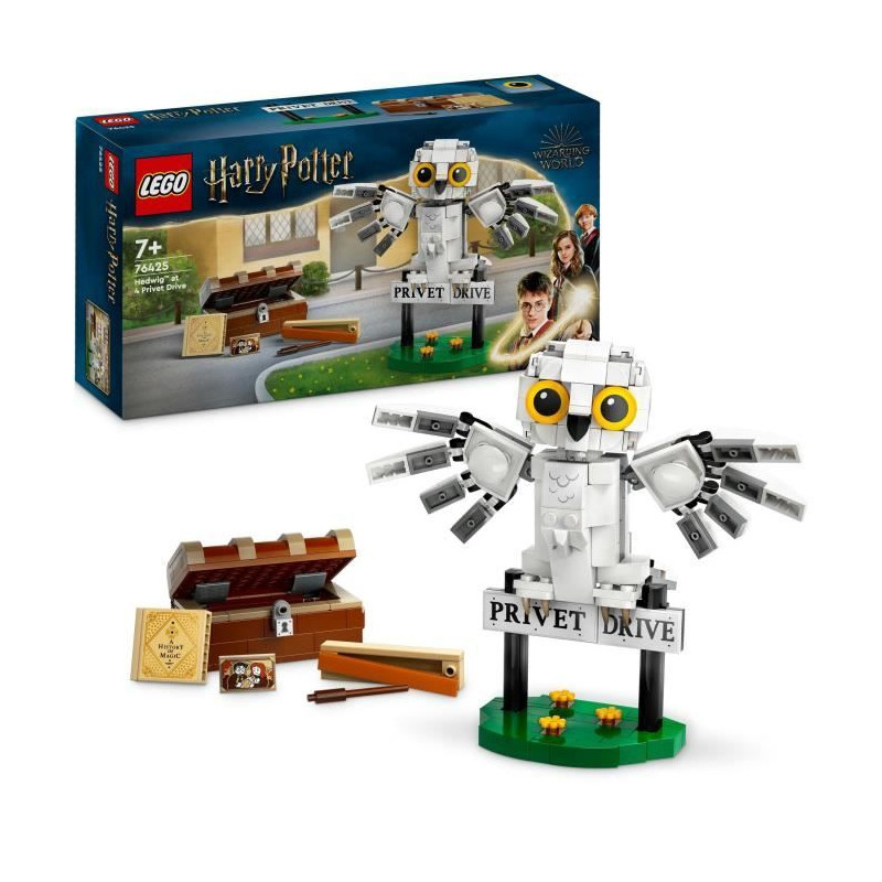 LEGO Harry Potter 76425 Hedwige au 4 Privet Drive, Jouet de Construction pour Enfants