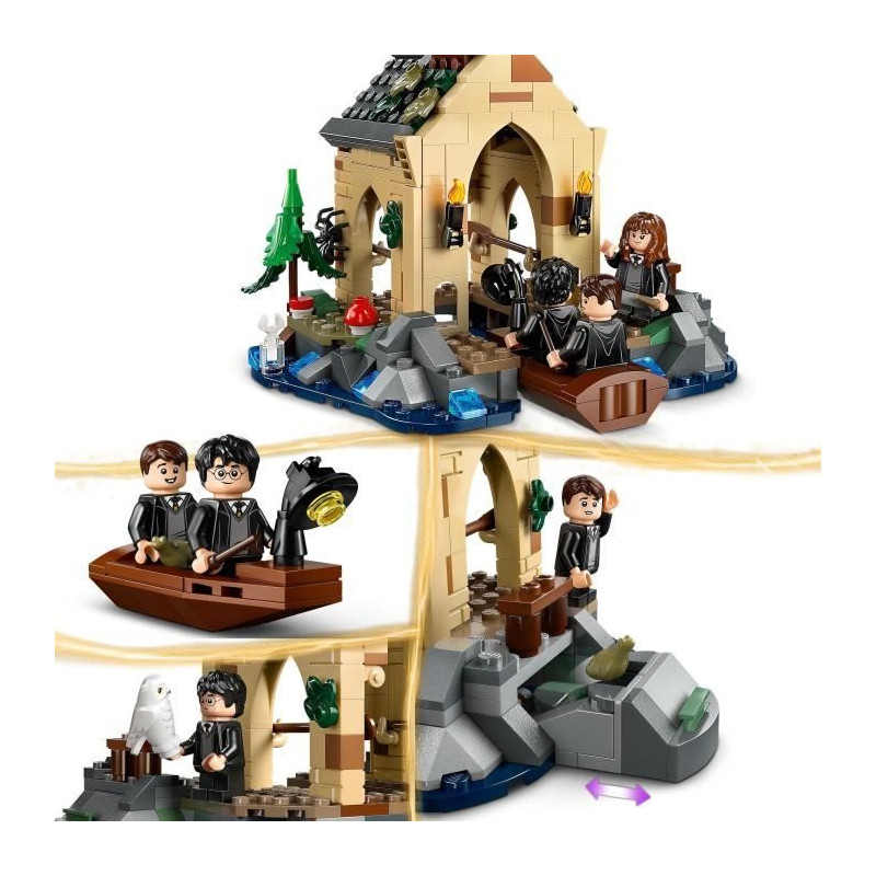 LEGO Harry Potter 76426 Le Hangar a Bateaux de Poudlard, Jouet Fantastique pour Enfants