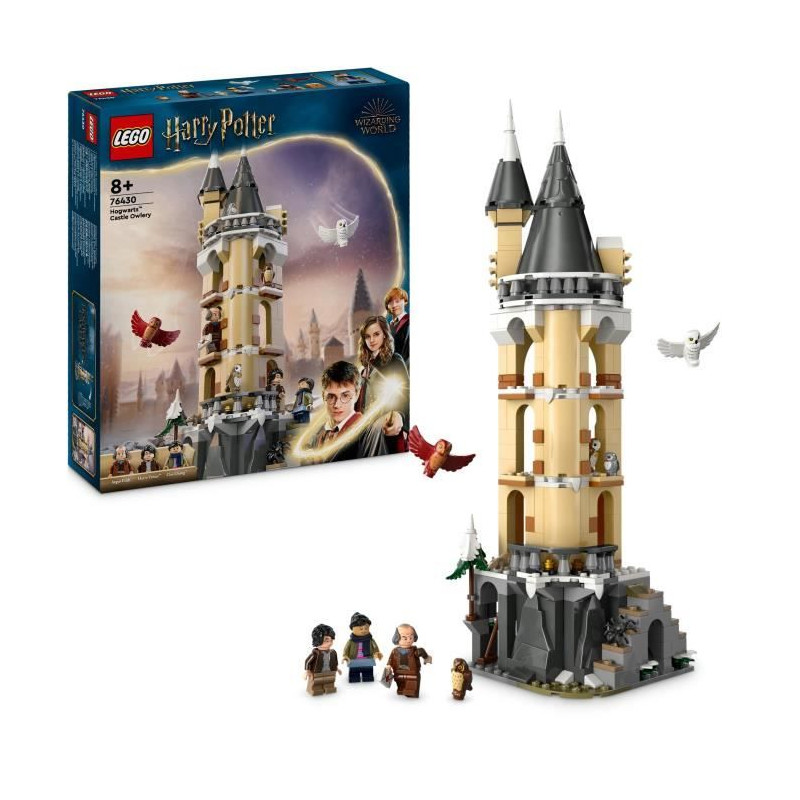 LEGO Harry Potter 76430 La Voliere du Château de Poudlard, Jouet d'Animaux pour Enfants