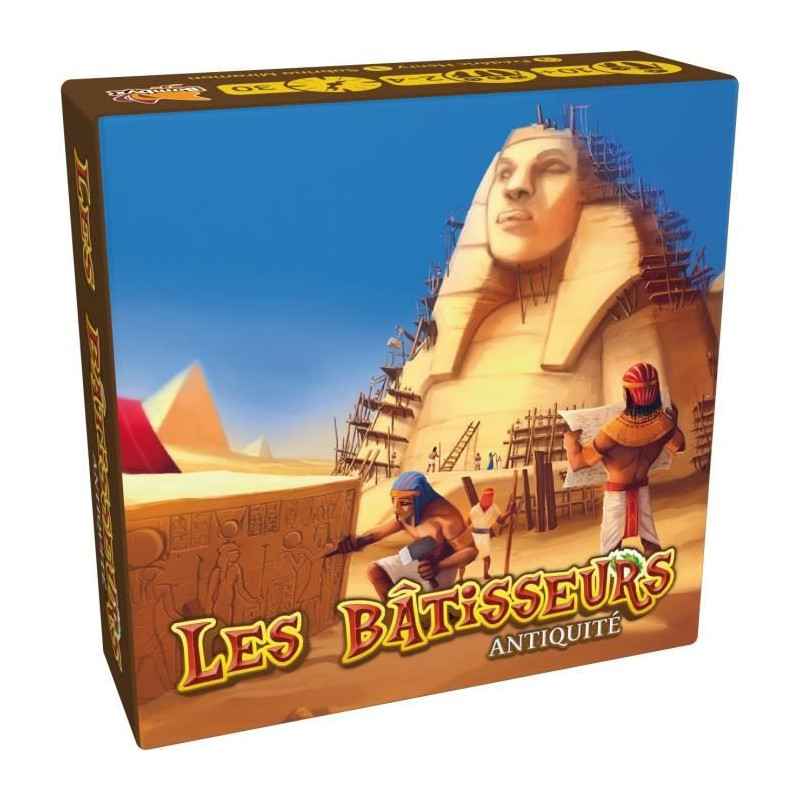 Jeu d'ambiance - Asmodee - Les Bâtisseurs : Antiquité - Devenez le premier bâtisseur du royaume