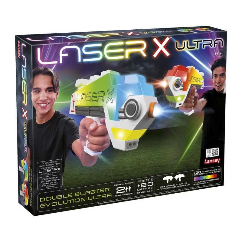 Jeu laser - LANSAY - 87552 - Laser X - Double Blaster Evolution Ultra