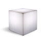 Cube lumineux blanc 40 cm ampoule E27