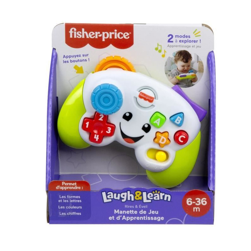 MANETTE JEU ET D'APPRENTISSAGE - FISHER-PRICE - HXB63 - JOUET FISHER PRICE RIRE ET EVEIL