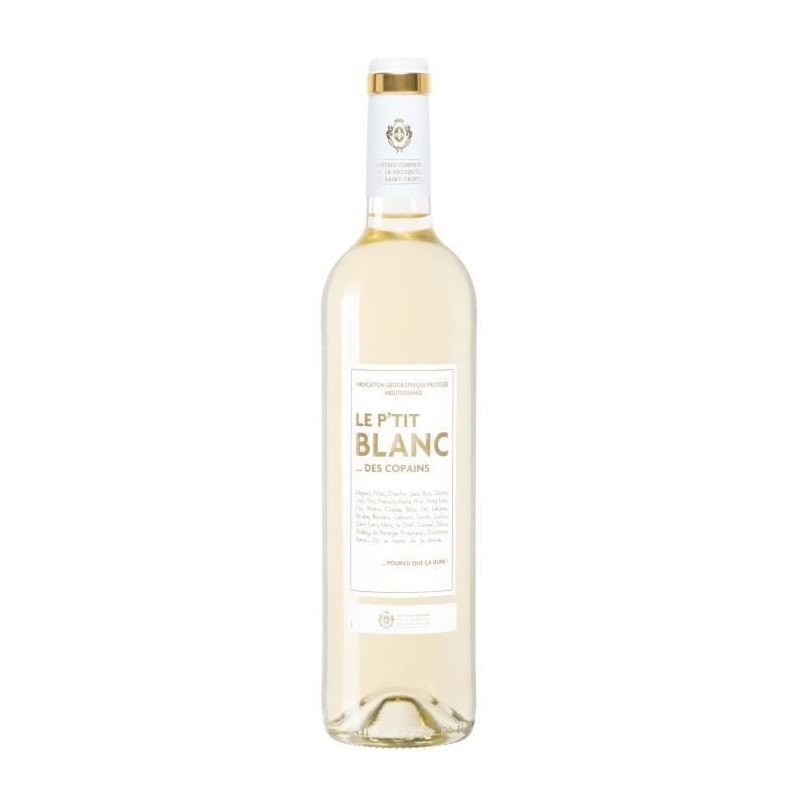 Le P'Tit Blanc Des Copains Méditerranée - Vin blanc de Provence