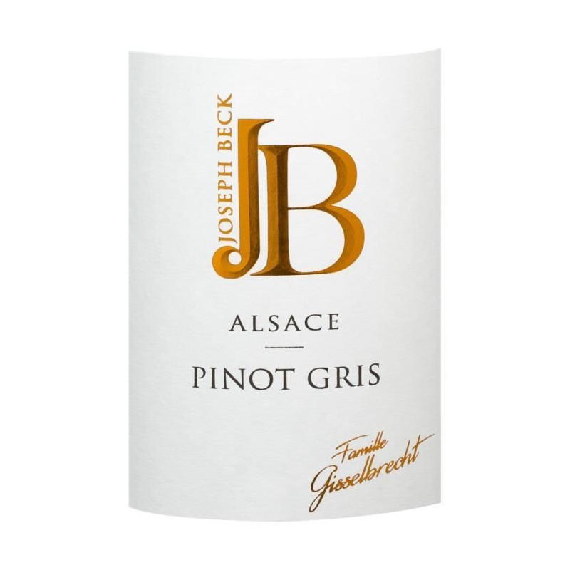 Joseph Beck 2022 Alsace Pinot Gris - Vin blanc d'Alsace