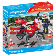 Playmobil Action Heroes 71466 Pompier et moto