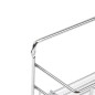 Emuca 8946311 Lot de 3 supports à épices pour meubles de cuisine Supra, Acier, Chrome