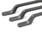 Emuca 9158356 Lot de 25 poignées pour meubles Osaka, L160mm, entraxe 96mm, Aluminium, Gris foncé