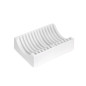 Emuca 8938515 Kit de rangement pour assiettes, 13 assiettes maximum, plastique, blanc