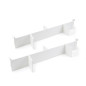 Emuca 3184112 Lot de séparateurs pour l intérieur des tiroirs Vertex Concept, 900, Peint en blanc, Aluminium et Plastique.