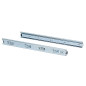 Emuca 3043205 Lot de 5 coulisses pour tiroirs, roulement à billes, hauteur 45mm, profondeur 300mm, coulissement total, zingué