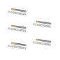 Emuca 4303005 Lot de 5 coulisses pour tiroirs, roulement à billes, hauteur 45mm, profondeur 300mm, coulissement complet, avec p