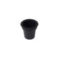 Emuca 3920317 Accessoire porte objets Pot, Plastique noir, Plastique.