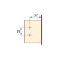 Emuca 1012907 Lot de 10 charnières Super coudées X91 Ouverture à 165 degrés avec fermeture amortie et embases à visser, Hauteur